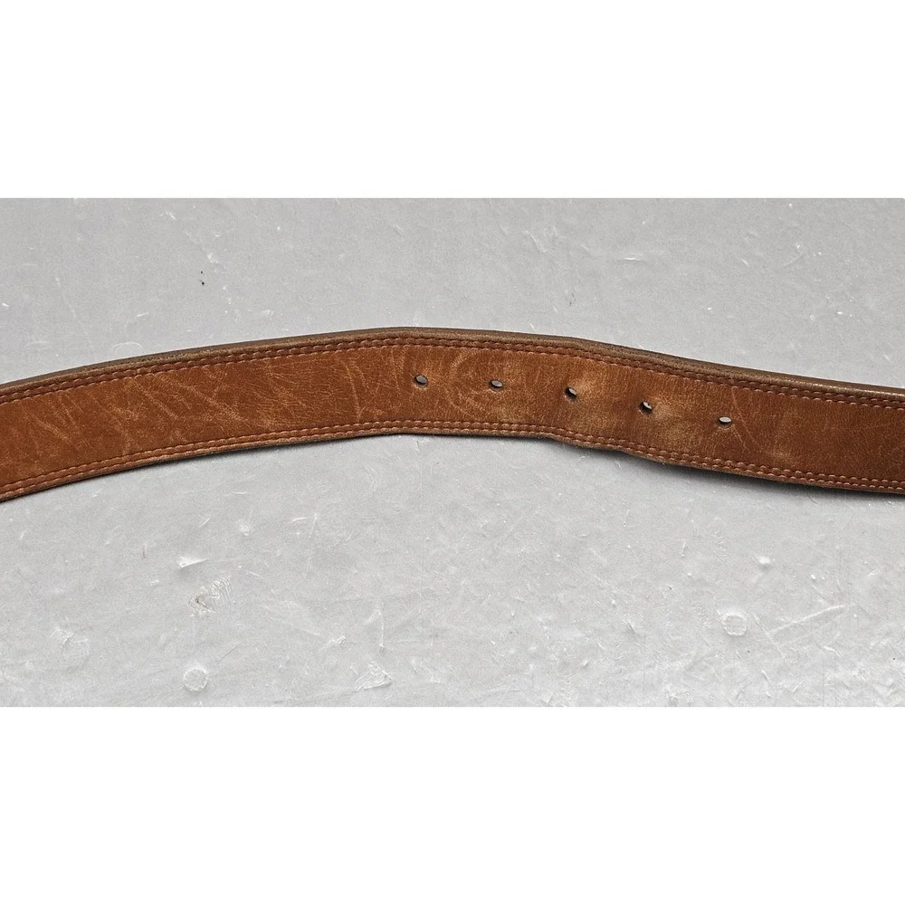 Allen Edmonds Belt Mens Size 42/107‎ Brown Leather 1016571 Made In USA Casual